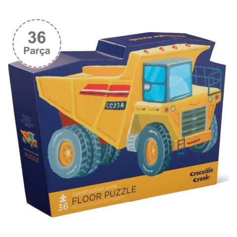 Crocodile Creek Dekoratif Puzzle Construction Zone 36 Parçalı Yapboz