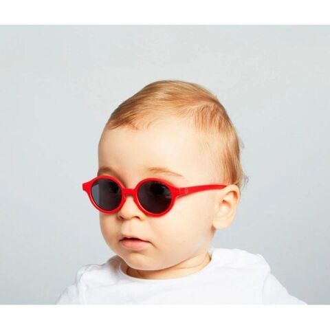 Izipizi SunBaby Bebek Güneş Gözlüğü - 0-9 Ay / Kırmızı