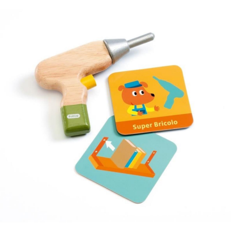 Djeco Ahşap Alet Çantası / Super Bricolo