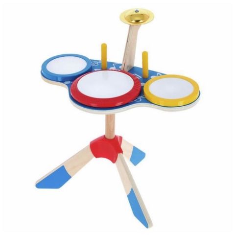 Hape Drum and Cymbal Oyuncak Davul Seti / Preschool Music