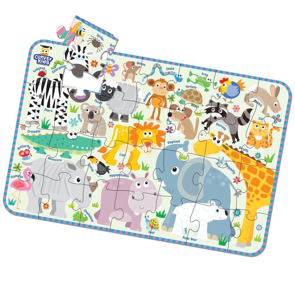 The Learning Journey Clever Kids Hayvanlar Puzzle 28 Parça Yapboz