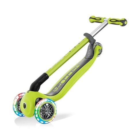 Globber Go Up Deluxe Işıklı Teker Scooter-Yeşil
