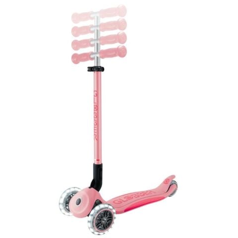 Globber Elite Deluxe Işıklı Scooter - Pastel Pembe