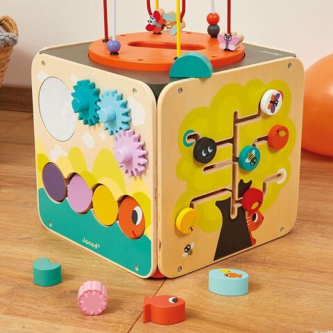 Janod Aktivite Oyunu 18+ Ay Eğlenceli Eğitici Aktivite Merkezi