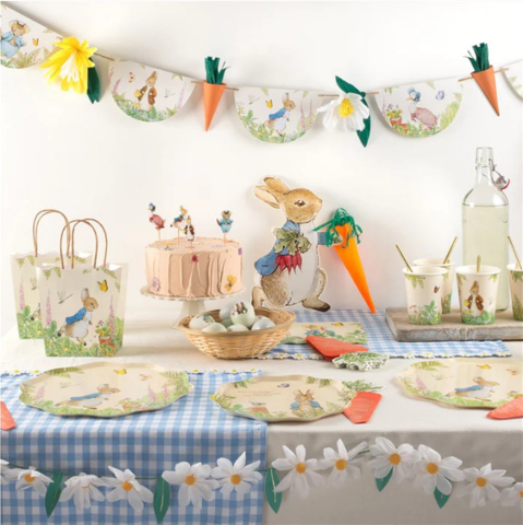 Meri Meri - Peter Rabbit In The Garden Cups - Peter Rabbit Bahçede Bardaklar - 8'Li