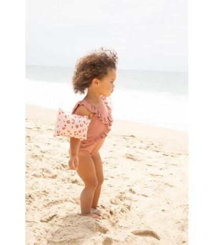 Swim Essentials Leopard Old Pink Şişme Yüzme Kolluğu 2-6 Yaş