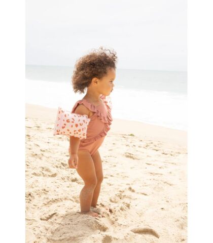 Swim Essentials Leopard Old Pink Şişme Yüzme Kolluğu 2-6 Yaş