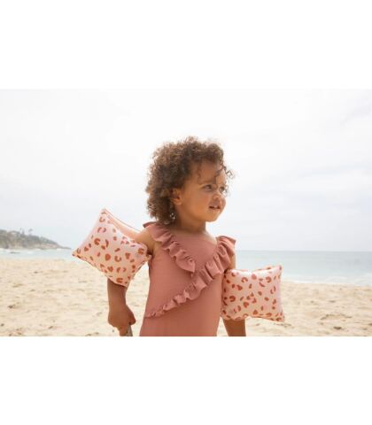 Swim Essentials Leopard Old Pink Şişme Yüzme Kolluğu 2-6 Yaş
