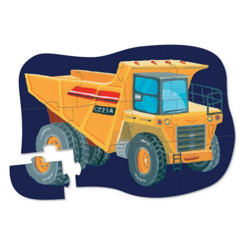 Crocodile Creek Mini Puzzle Construction Zone 12 Parçalı Yapboz