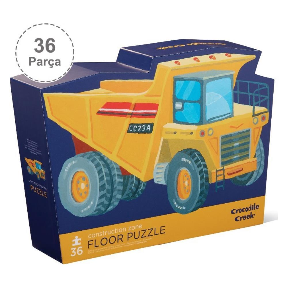 Crocodile Creek Dekoratif Puzzle Construction Zone 36 Parçalı Yapboz