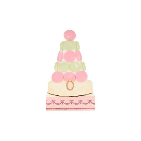 Meri Meri - Ladurée Paris Macaron Pyramid Napkins - Ladurée Paris Makaron Piramit Peçeteler - 16'Lı