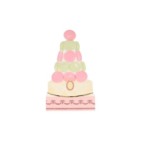 Meri Meri - Ladurée Paris Macaron Pyramid Napkins - Ladurée Paris Makaron Piramit Peçeteler - 16'Lı