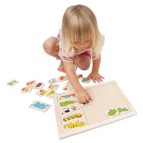 Beleduc Karıştır Eşleştir Hayvanlar (30 Ahşap Parça)