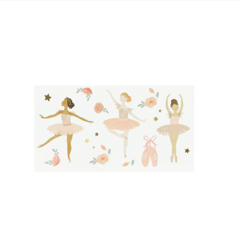 Meri Meri - Ballet Tattoos - Balerin Geçici Dövmeler