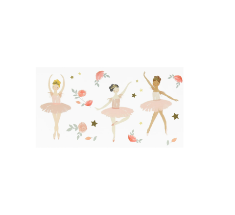 Meri Meri - Ballet Tattoos - Balerin Geçici Dövmeler