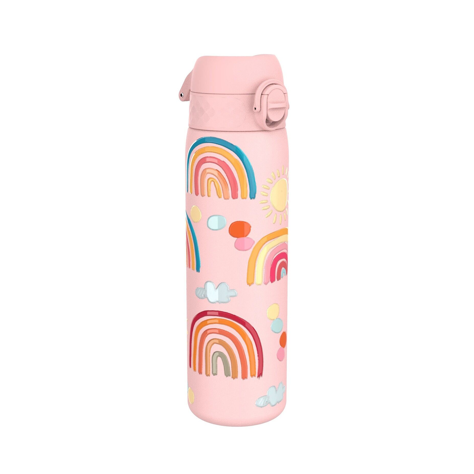 Ion8 - Paslanmaz Çelik İnce Suluk - Gökkuşağı - 600 ml - Sızdırmaz