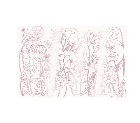 Meri Meri - Butterflies & Flowers Colouring Placemats - Kelebekler & Çiçekler Boyama Amerikan Servisleri (X8)
