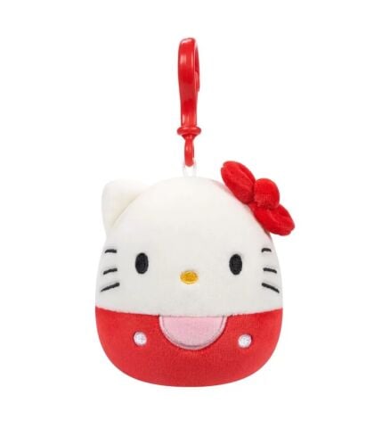 Squishmallows Hello Kitty Serisi - Hello Kitty 10cm Klipsli