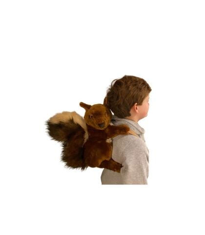 Wild & Soft Figürlü Peluş Sırt Çantası - Sincap