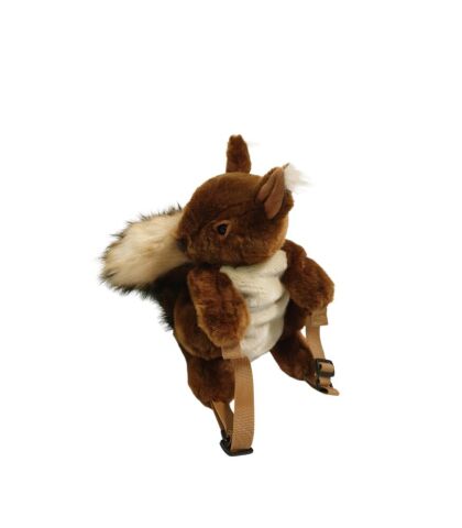 Wild & Soft Figürlü Peluş Sırt Çantası - Sincap