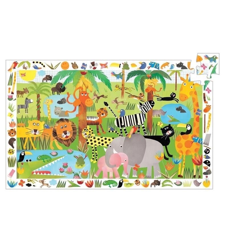 Djeco Klasik Puzzle 35 Parçalı Yapboz / Jungle