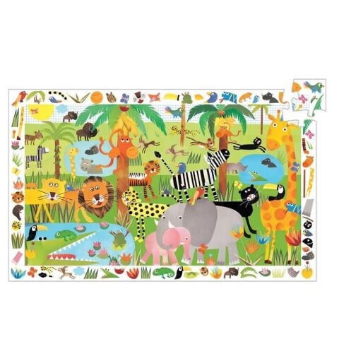 Djeco Klasik Puzzle 35 Parçalı Yapboz / Jungle