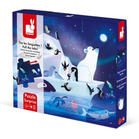 Janod 20 Parça Sürpriz Puzzle Yıldızlar