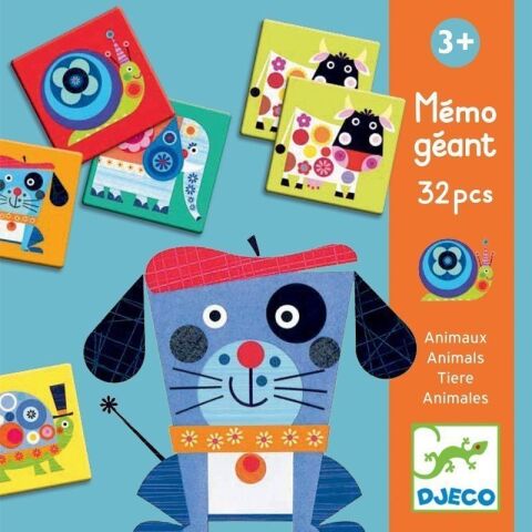 Djeco Hafıza Oyunları / Giant Memo - Animals