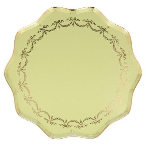 Meri Meri - Ladurée Paris Dinner Plates - Ladurée Paris Tabaklar - L - 8'Li