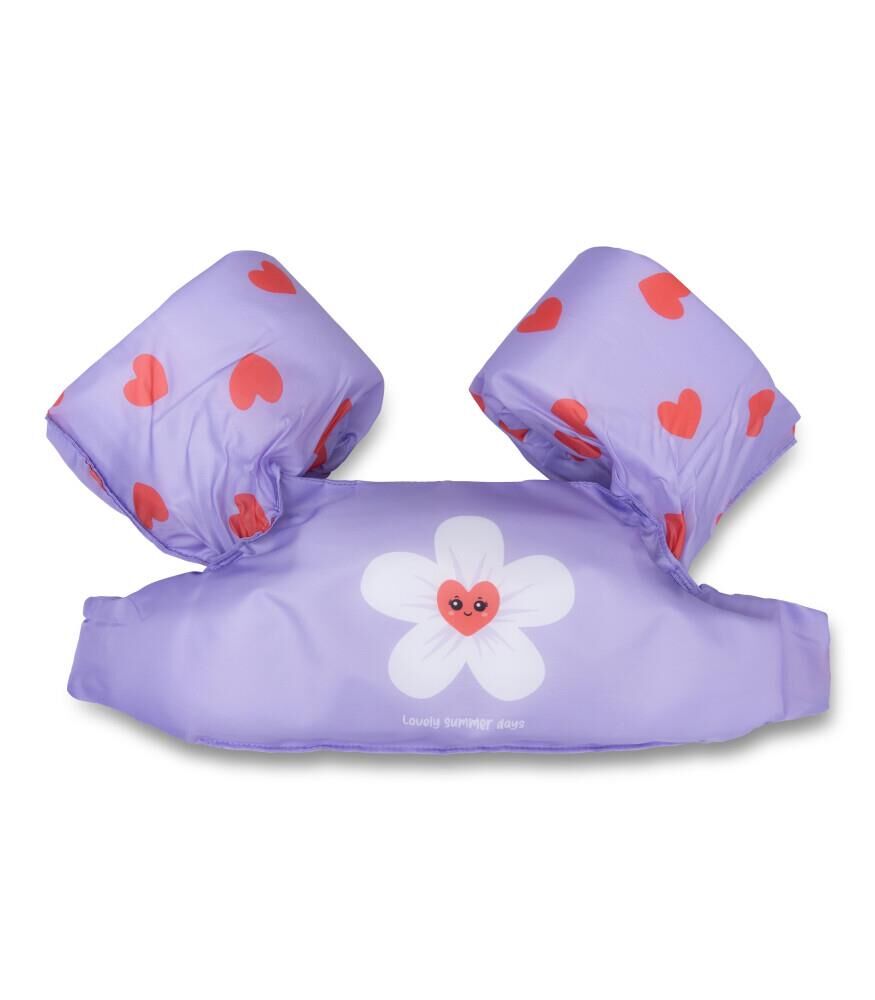 Swim Essentials Flower Hearts Puddle Jumper Kolluklu Yüzme Yeleği 2-6 Yaş