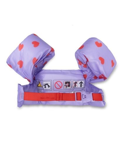 Swim Essentials Flower Hearts Puddle Jumper Kolluklu Yüzme Yeleği 2-6 Yaş