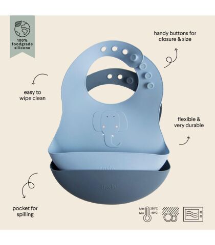 Trixie Mrs.Elephant - Silikon Mama Önlüğü