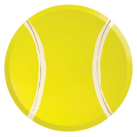 Meri Meri - Tennis Plates - Tenis Tabaklar - 8'Li