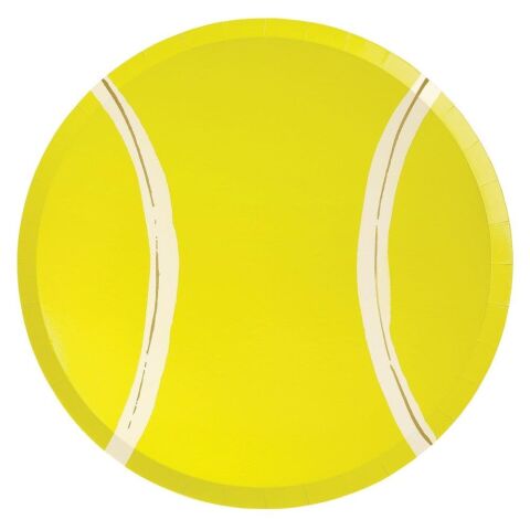 Meri Meri - Tennis Plates - Tenis Tabaklar - 8'Li