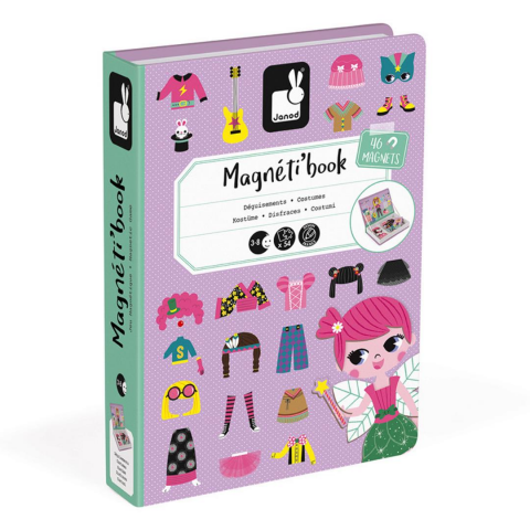 Janod Magnetibook - Mıknatıslı Oyun Kitabı Kostümler