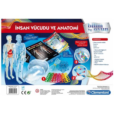Clementoni Bilim ve Oyun İnsan Vücudu ve Anatomi