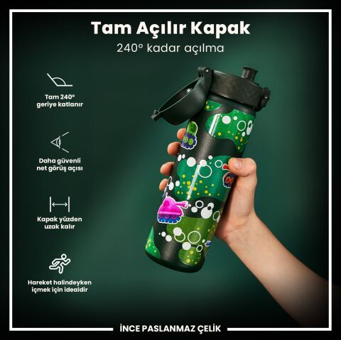 Ion8 - Paslanmaz Çelik İnce Suluk - Tanklar - 600 ml - Sızdırmaz