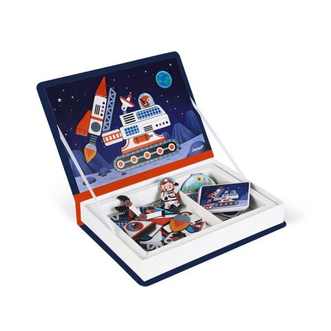 Janod Magnetibook - Mıknatıslı Oyun Kitabı Uzay