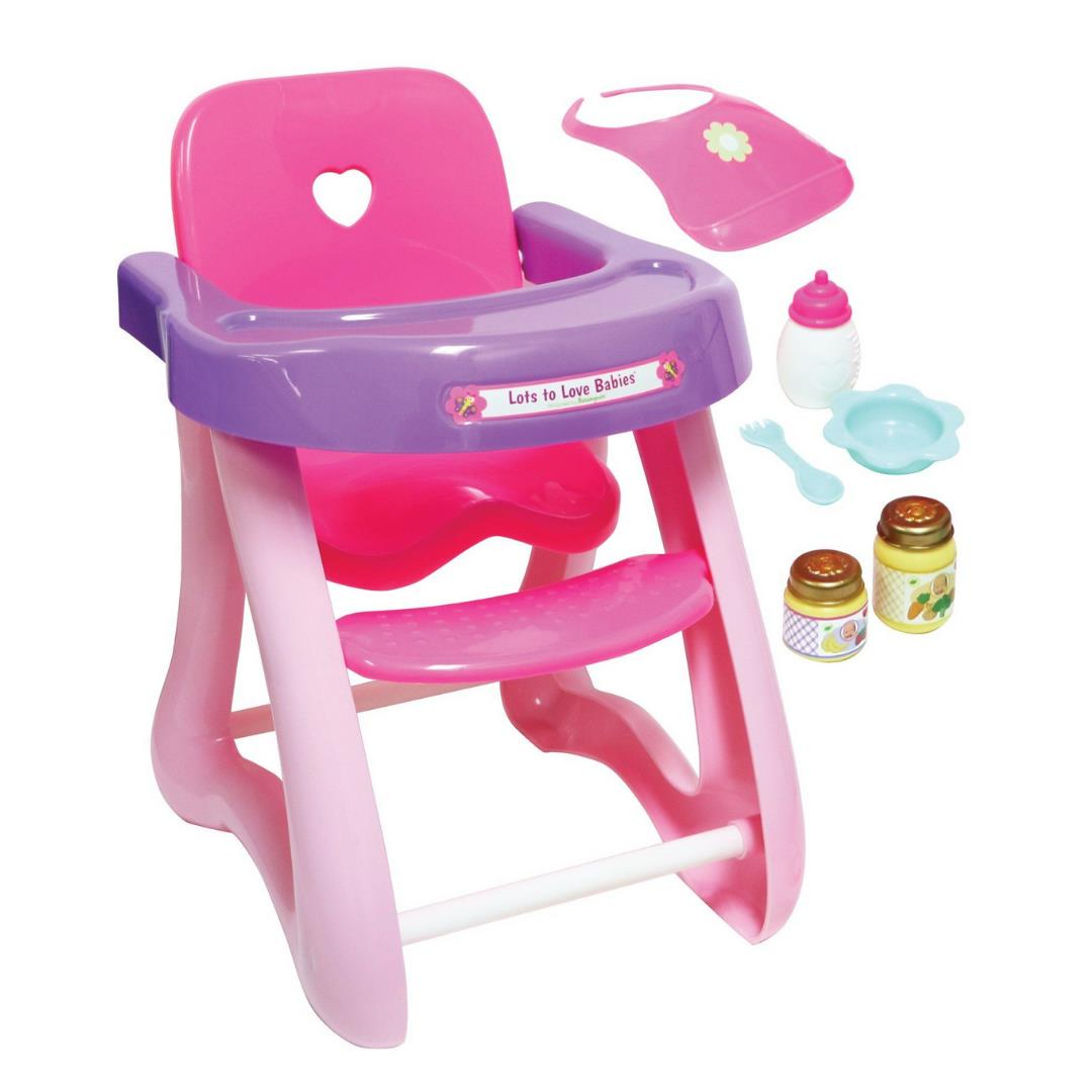 Berenguer Oyuncak Bebekler için Mama Sandalyesi Seti