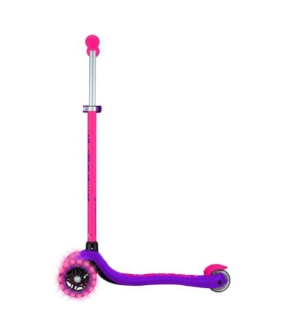 Globber Primo Plus Işıklı Scooter - Neon Pembe