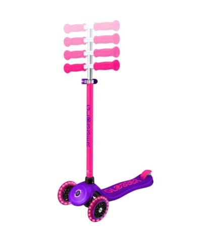Globber Primo Plus Işıklı Scooter - Neon Pembe