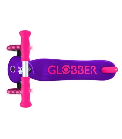 Globber Primo Plus Işıklı Scooter - Neon Pembe