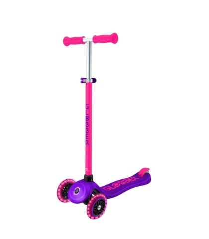 Globber Primo Plus Işıklı Scooter - Neon Pembe