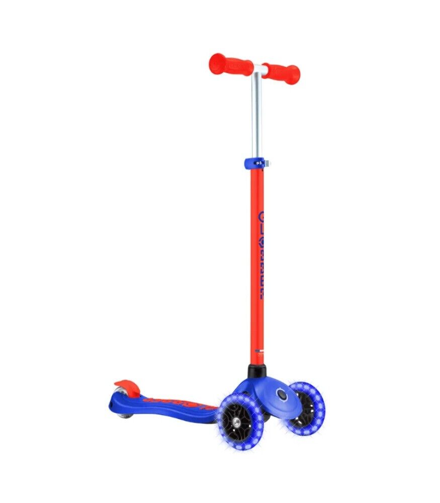 Globber Primo Plus Işıklı Scooter - Neon Mavi