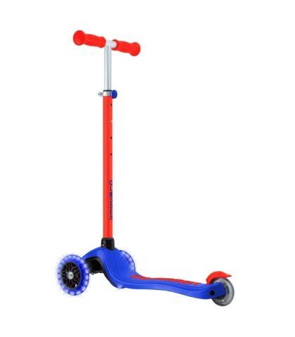 Globber Primo Plus Işıklı Scooter - Neon Mavi