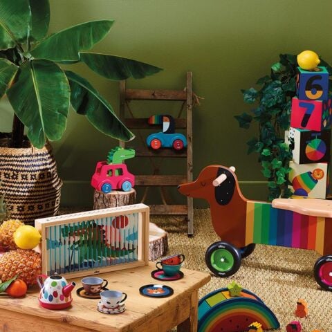 Vilac - Sesli Ahşap Araba - Tukan