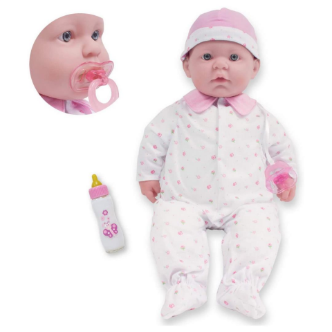 Berenguer La Baby Oyuncak Bebek 51 cm - Pembe ve Emzik