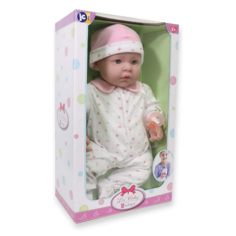 Berenguer La Baby Oyuncak Bebek 51 cm - Pembe ve Emzik