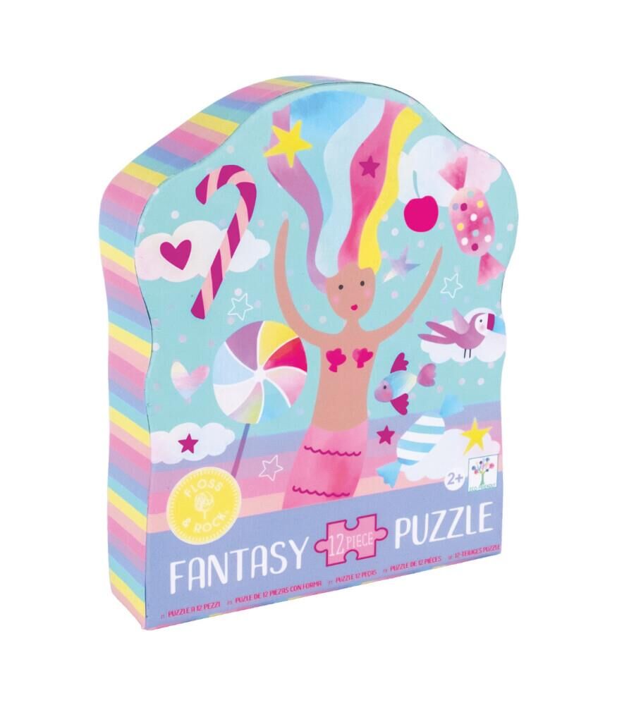 Floss & Rock 12 Parça Şekilli Yap-Boz / Fantasy