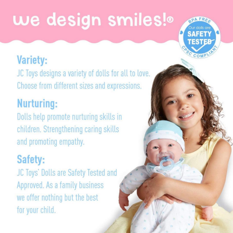 Berenguer La Baby Oyuncak Bebek 51cm - Mavi ve Emzik